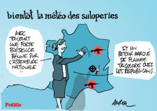 Le dessin d’Aurel : la météo des saloperies et une France coupée en deux