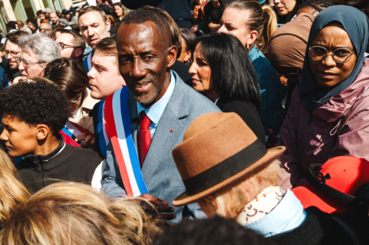 L&rsquo;image : à Saint-Denis, soutien à Bally Bagayoko