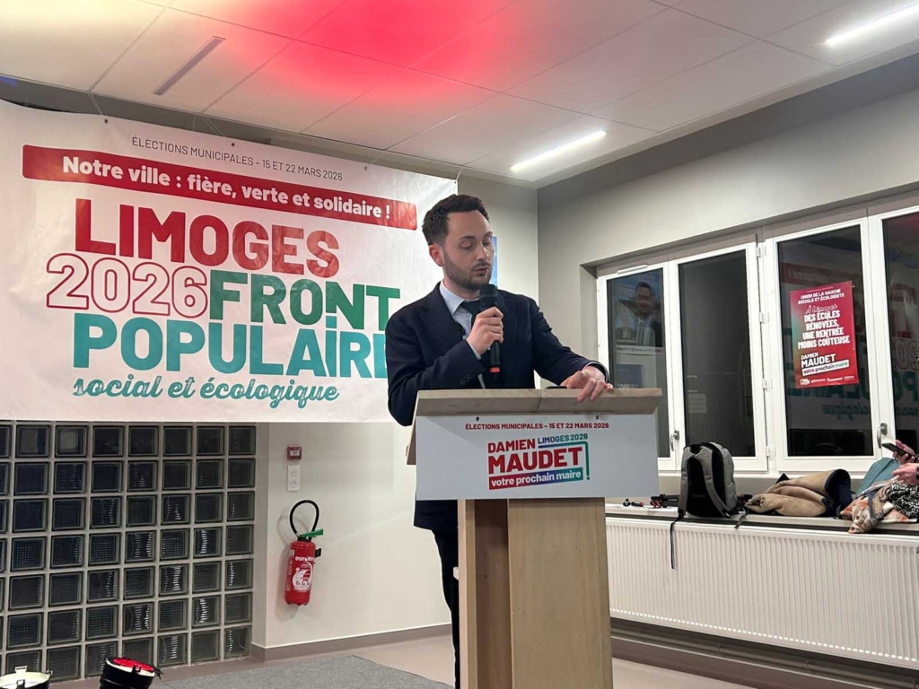 Damien Maudet 2e tour municipales Limoges