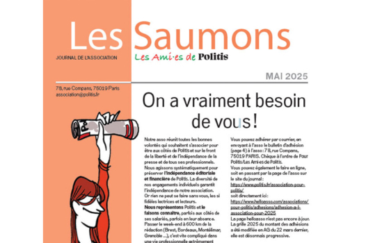 « Les Saumons », bulletin de l’association, édition de mai 2025