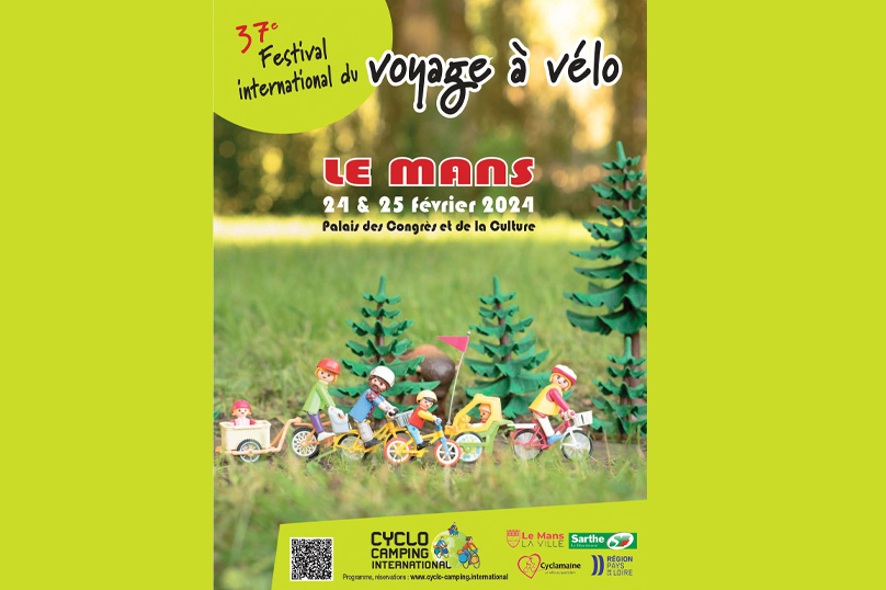 24-25 février : Festival international du voyage à vélo, au Mans