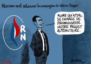 Le dessin d’Aurel : Macron relance la campagne de Hayer et Bruno Le Maire attend la note de la France