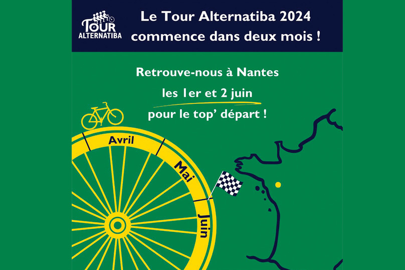 2 juin : départ du Tour Alternatiba