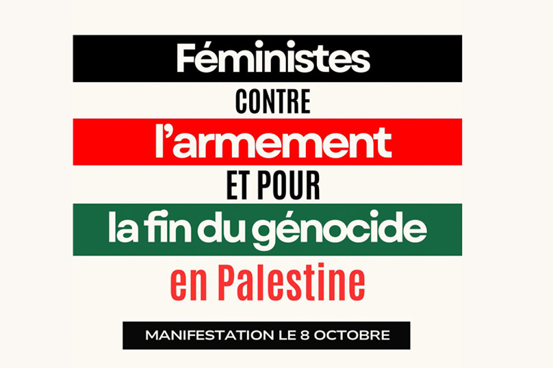 8 octobre : manifestation féministe pour la « fin du génocide en Palestine »