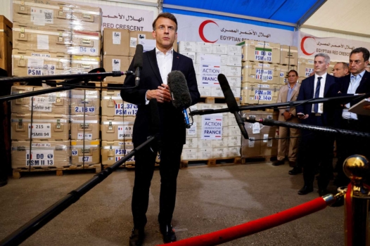 Macron en Égypte, grands principes et impuissance