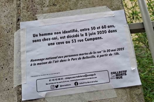 855 morts dans la rue en 2024