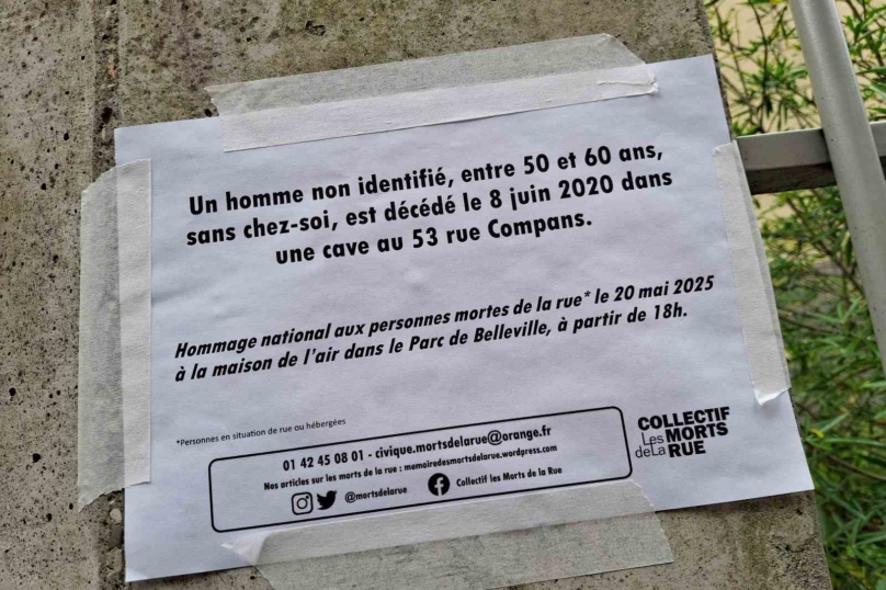 855 morts dans la rue en 2024