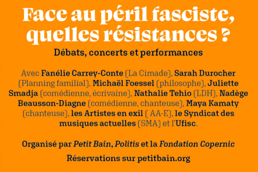26 mai : « La montée des fascismes », soirée-débat au Petit Bain