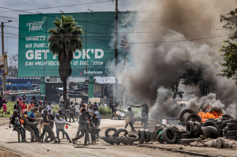 L’image : au Kenya, la contestation et la violence monte d’un cran