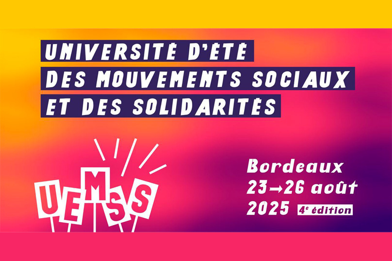 23-26 août : Politis présent aux Universités d’été des mouvements sociaux et des solidarités (UEMSS)