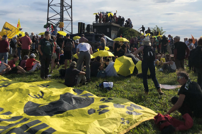 À Bure, déploiement de force contre la « Manif du futur »