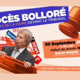 30 septembre : Politis au « procès Bolloré »