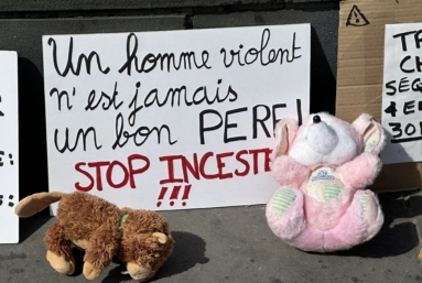 À Paris, des mères réclament la protection de leurs enfants victimes de violences