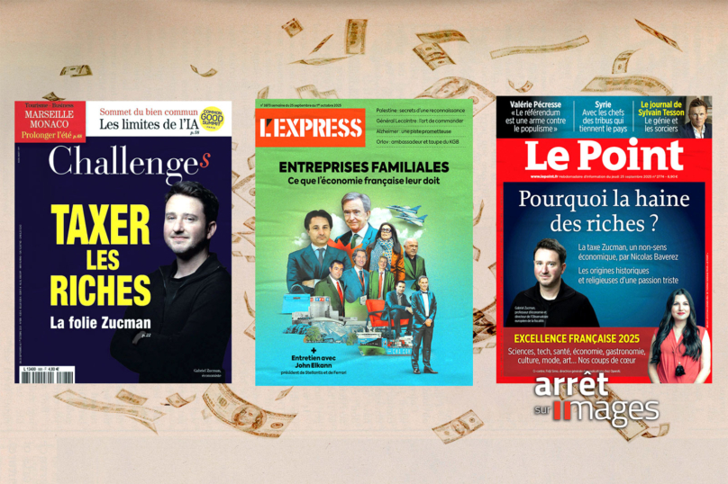 Taxe Zucman : qui pourrait nous sauver, selon les hebdos de droite ? Les riches, pardi !