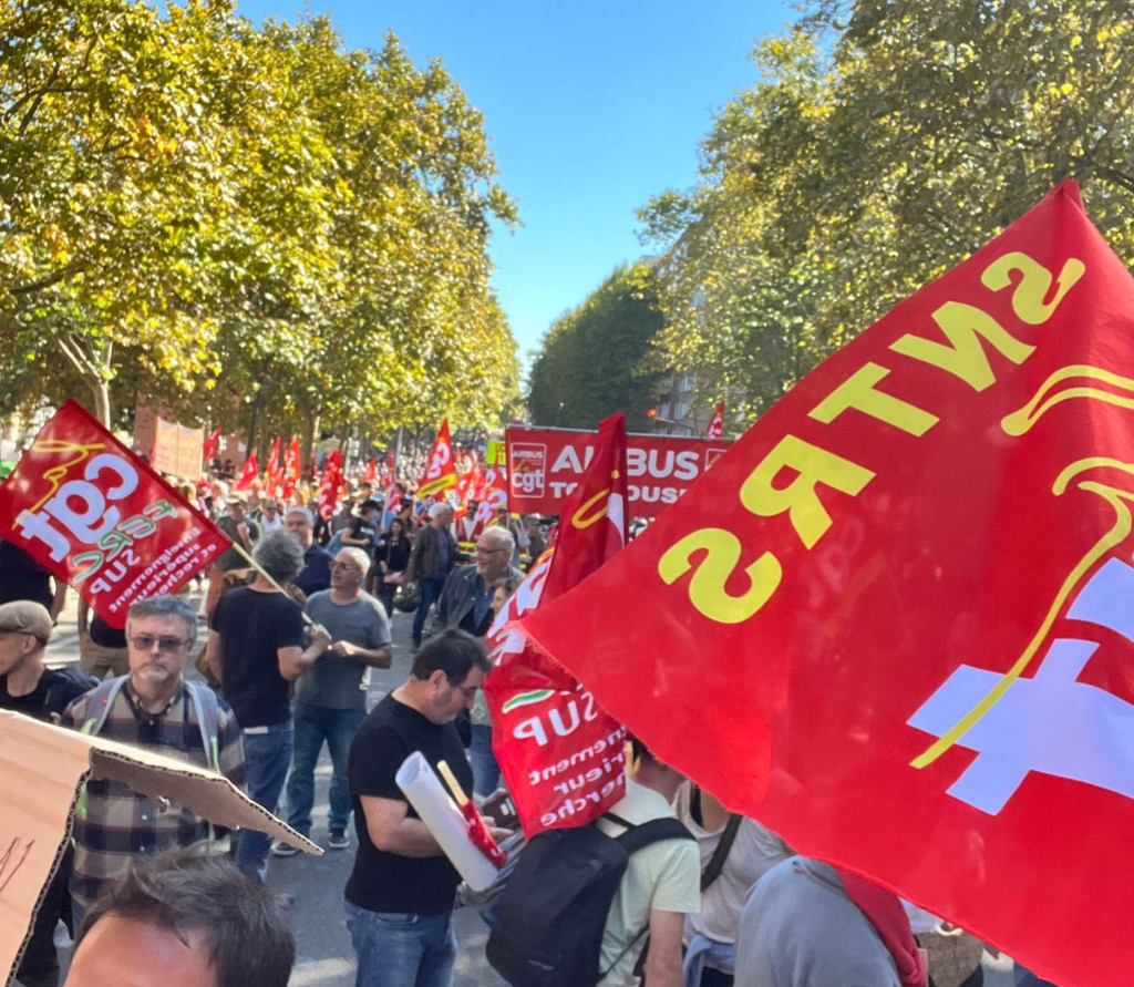 Manifestation 2 octobre Toulouse