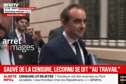 « Priorité au direct : Lecornu marche dans les rues de Paris »