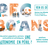 5 décembre : les 80 ans de Peuple et Culture à Paris