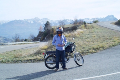 « Laurent dans le vent », sur une bonne pente