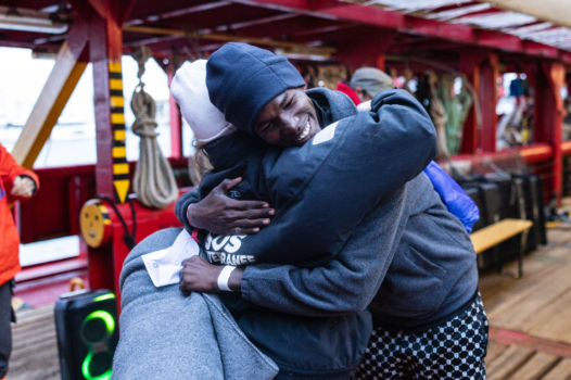 L&rsquo;image : l&rsquo;Ocean Viking de retour en mer