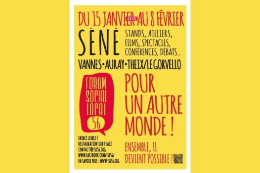 15 janvier-8 février : Politis au Forum social local du Morbihan à Séné