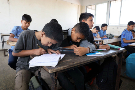 Bande de Gaza : l’école à tout prix