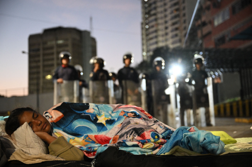 L&rsquo;image : à Caracas, pour la libération des prisonniers politiques