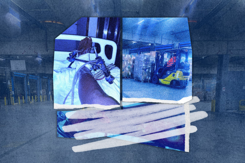 « Mon pied est foutu » : un sans-papiers, victime d’un accident de travail chez Clear Express, témoigne