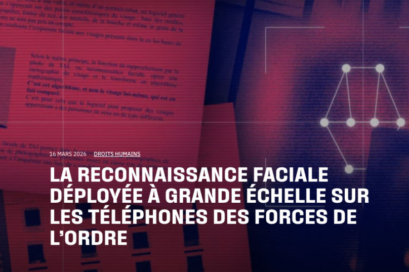 Biométrie : la police hors-la-loi
