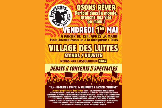 1er mai : Festi’luttes à Tours