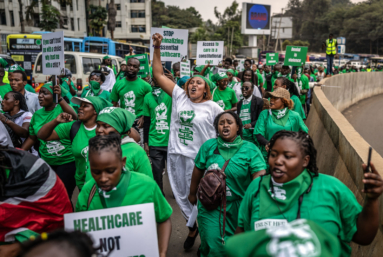 L&rsquo;image : à Nairobi, une marche pour la santé des femmes