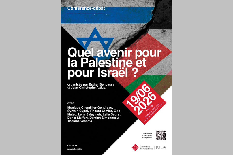 19 juin à Paris Sorbonne : quel avenir pour la Palestine et Israël ? 
