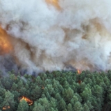 L&rsquo;image : une France ravagée par les flammes