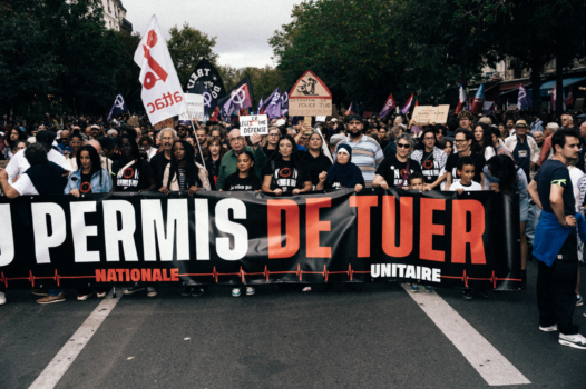 Portfolio : « Non au permis de tuer », les familles de victimes en tête du cortège à Paris