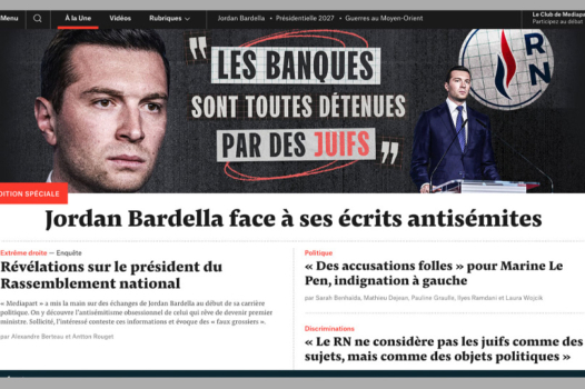 Jordan Bardella, antisémite convaincu