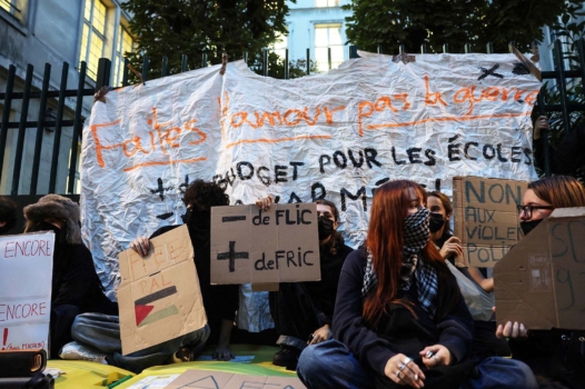 Lycéen·nes : « Nous continuerons jusqu&rsquo;à ce que nos revendications soient entendues »