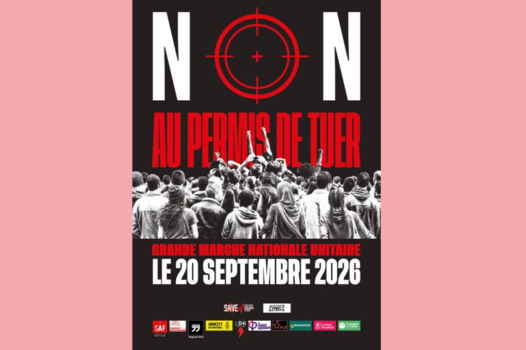20 septembre : mobilisation nationale pour dire « Non au permis de tuer »